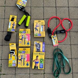 GoFit Fitness 9 piece at home fitness workout Equipment Set